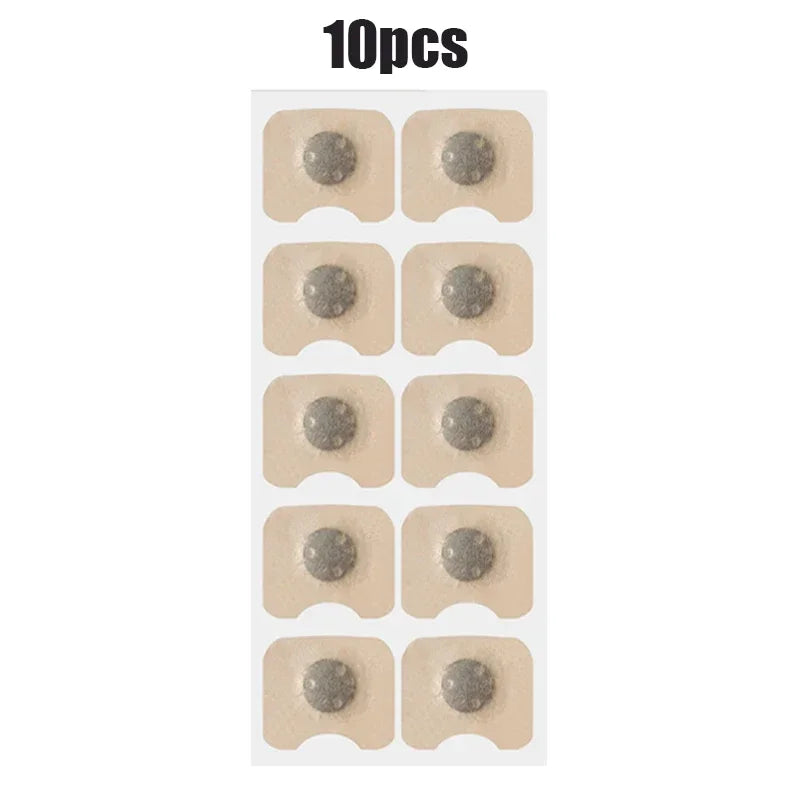 Set of magnetic nasal dilators in storage case, arranged neatly on a white background
