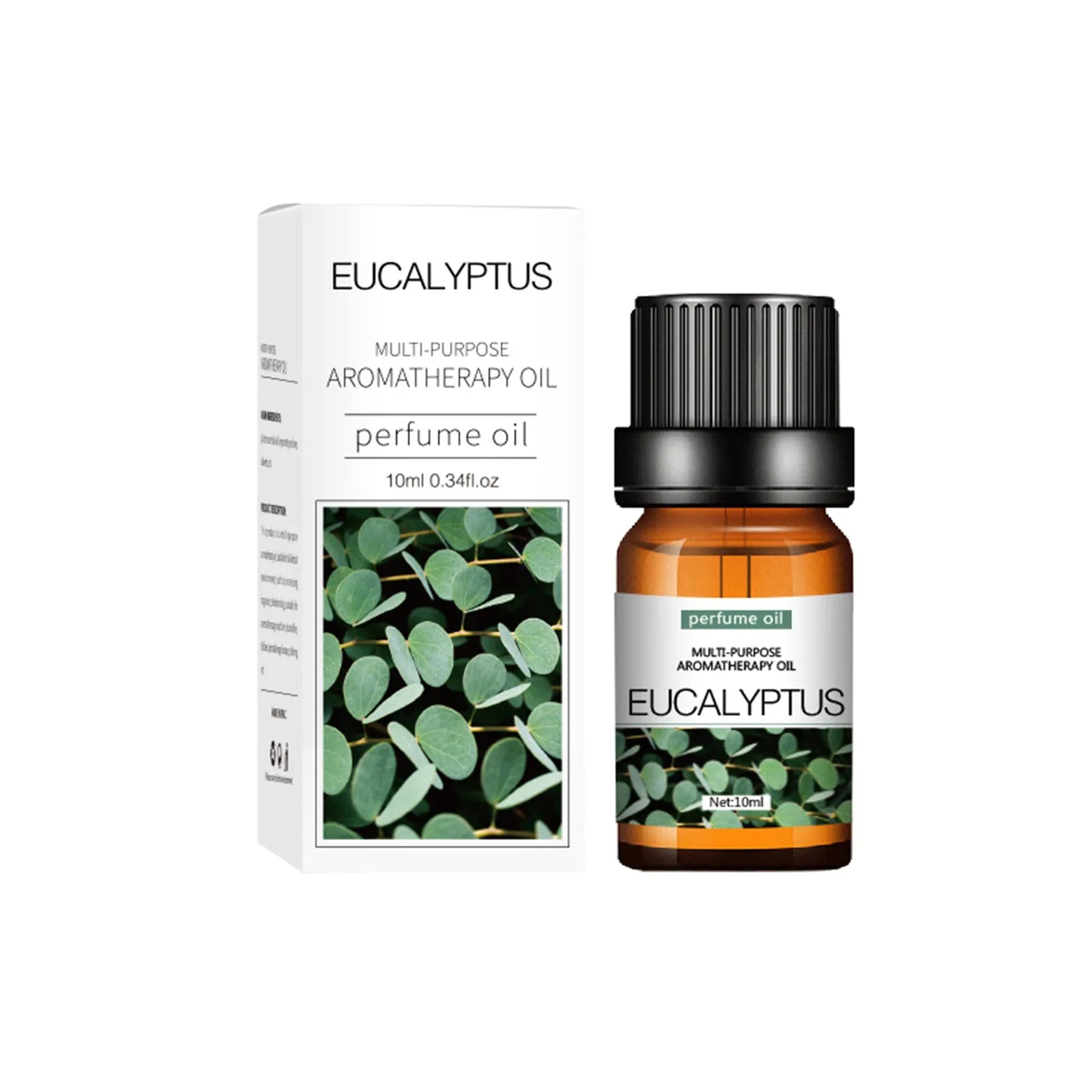 Set of flower and fruit essential oils in 10ml bottles arranged next to diffuser