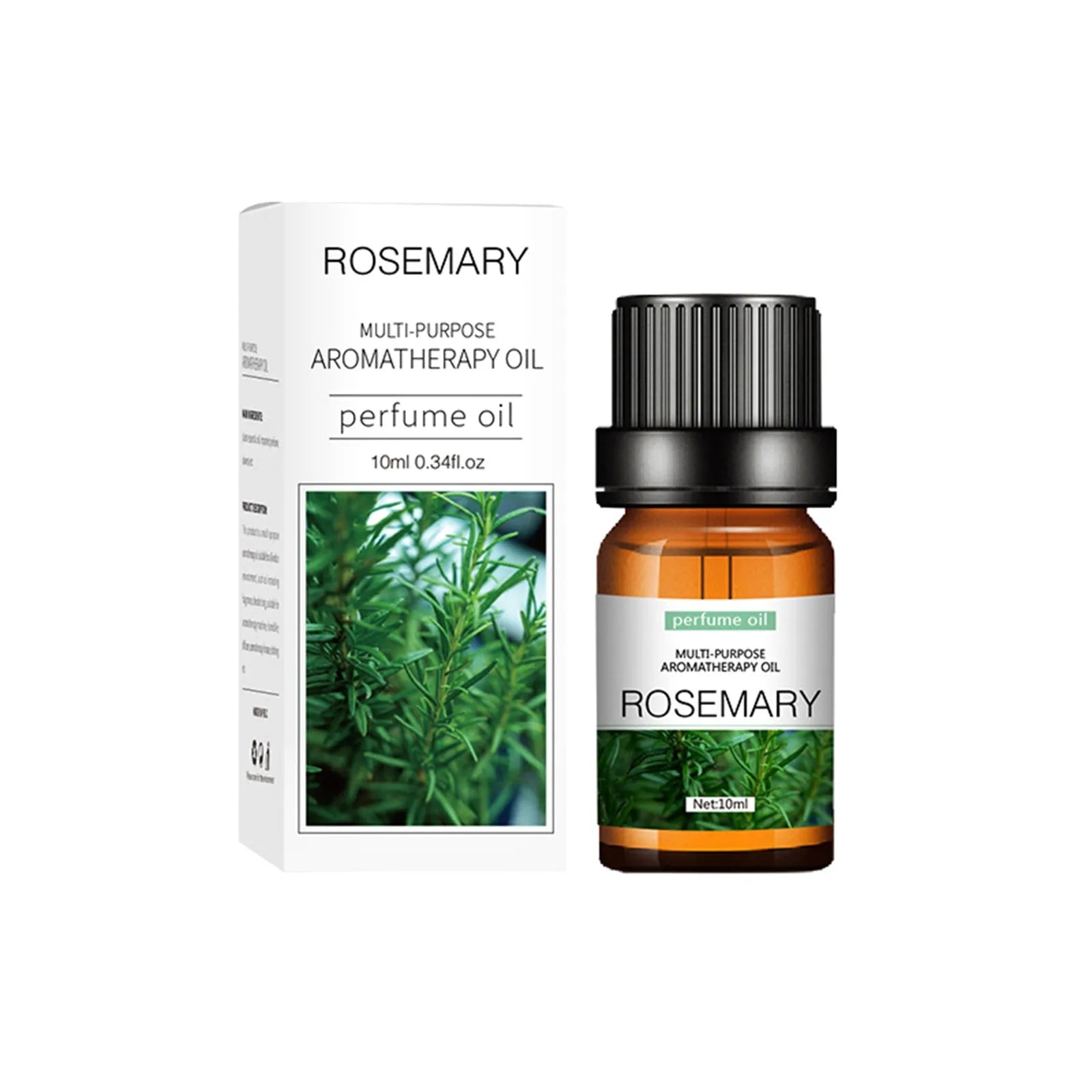 Set of flower and fruit essential oils in 10ml bottles arranged next to diffuser